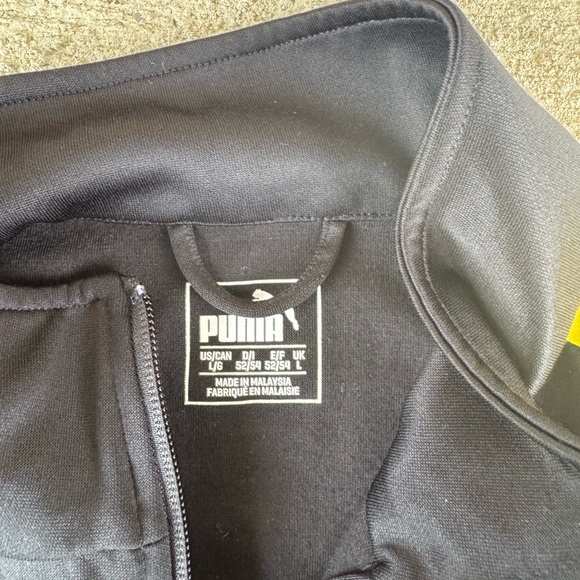 Puma Borussia Dortmund #9 black jacket size L - Picture 4 of 4